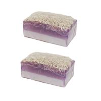 Doğal Kabak Lifli  Keçi Sütlü Lavantalı Sabun 100 gr 